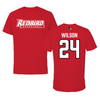 Illinois State University Basketball Red Performance Tee - #24 DeAnna Wilson