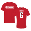 Illinois State University Baseball Red Performance Tee - #6 Noah Smith