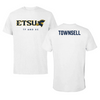 East Tennessee State University TF and XC White Performance Tee - Karli Townsell