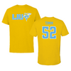 Long Island University Football Gold Performance Tee - #52 Jake Timm