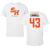 Sam Houston State University Football White Tee - #43 Jadon Cardell