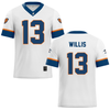 Bucknell University White Football Jersey - #13 Gavin Willis