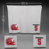 Jacksonville State University Baseball Gray Blanket - #5 Javon Hernandez