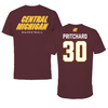 Central Michigan University Basketball Maroon Tee - #30 Anthony Pritchard