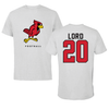 Illinois State University Football Gray Tee - #20 Dylan Lord