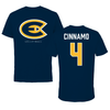 University of Wisconsin-Eau Claire Volleyball Navy Performance Tee - #4 Mya Cinnamo