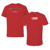 Jacksonville State University TF and XC Red Jersey Tee - Jack Lowe