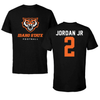 Idaho State University Football Black Tee - #2 Alfred Jordan Jr