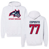 Stony Brook University Lacrosse Gray Hoodie - #77 Chris Esposito