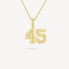 Gold Presidents Pendant and Chain - #45 Daniel Saylor