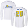Edison State Community College Basketball White Long Sleeve - #20 Kade Kinzel