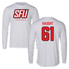 Saint Francis University (Pennsylvania) Football White Long Sleeve - #61 Chase Haught