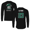 Northeastern State University Basketball Black Performance Long Sleeve - #23 To're Alford