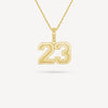 Gold Presidents Pendant and Chain - #23 Calli Tanielu
