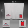 Saginaw Valley State University Basketball Gray Blanket - #10 Emma Riley