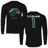 Northeastern State University Football Black Mascot Long Sleeve - #1 Dedrek Taylor-Akins