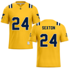 East Tennessee State University Gold Football Jersey - #24 Ezra Sexton