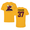 Colorado Mesa University Lacrosse Gold Tee - #37 Shawn Ferguson