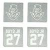 Austin Peay State University Football Stone Coaster (4 Pack)  - #27 Tetoe Boyd Jr