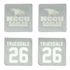 North Carolina Central University Football Stone Coaster (4 Pack)  - #26 Joshua Truesdale