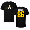 Appalachian State University Ice Hockey Black State Performance Tee - #86 Miko Leslie