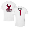 North Carolina Central University Football White Tee - #1 Andrew Smith