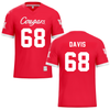 University of Houston Red Football Jersey - #68 Kaleb Davis