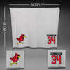 Illinois State University Baseball Gray Blanket - #34 Matthew Donnison