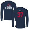 Stony Brook University Football Navy Long Sleeve - #37 Nathan Lee