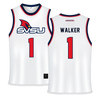 Saginaw Valley State University White Basketball Jersey - #1 Saniaa Walker