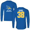 California State University-Bakersfield Soccer Blue CSUB Long Sleeve - #38 Jaiden Gore