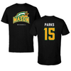 George Mason University Baseball Black Mason Performance Tee - #15 Brandon Parks