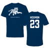 Jackson State University Basketball Navy Tee - #23 Ja'Leah Hickmon