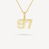Gold Presidents Pendant and Chain - #97 Ricky Freymond