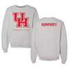 University of Houston Swimming & Diving Gray Crewneck - Eden Humphrey