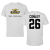 Centre College Football Light Gray NIL for ALL Performance Tee - #26 Carter Conley