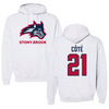 Stony Brook University Soccer Gray Hoodie - #21 Gabrielle Côté