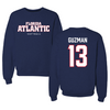 Florida Atlantic University Softball Navy Crewneck - #13 Yani Guzman