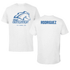 University of Alabama in Huntsville TF and XC White Performance Tee - Tommy Rodriguez