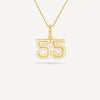 Gold Presidents Pendant and Chain - #55 Margot Haring