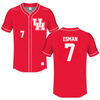 University of Houston Red Softball Jersey - #7 Mandy Esman