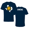 Texas A&M University-Commerce TF and XC Navy State Tee - Tyke Owens