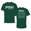 Portland State University Softball Forest Green Tee - #23 Grace Kimball