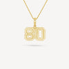 Gold Presidents Pendant and Chain - #80 Lemeko Mayes