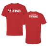 Eastern Washington University Golf Red Block Tee - Kami Twining