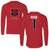 Arkansas State University Basketball Red Performance Long Sleeve - #1 Crislyn Rose