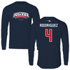 University of Southern Indiana Soccer Navy Long Sleeve - #4 Diego Rodriguez