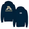 University of Akron Swimming & Diving Navy Hoodie - Claire Cox
