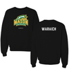 George Mason University Tennis Black Patriots Crewneck - Avleen Waraich