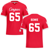 University of Houston Red Football Jersey - #65 Cayden Bowie